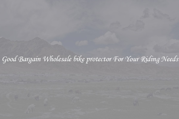 Good Bargain Wholesale bike protector For Your Riding Needs