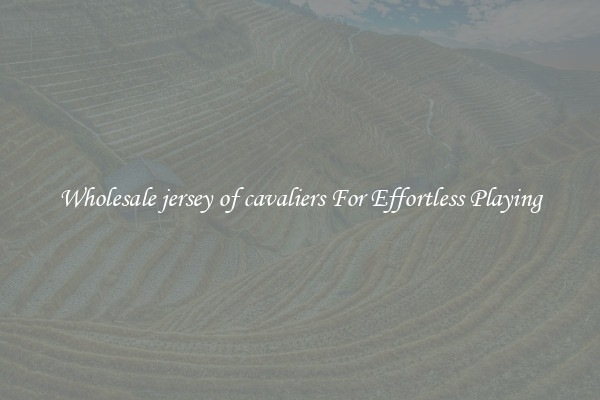Wholesale jersey of cavaliers For Effortless Playing
