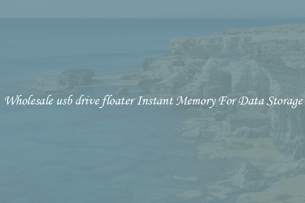 Wholesale usb drive floater Instant Memory For Data Storage
